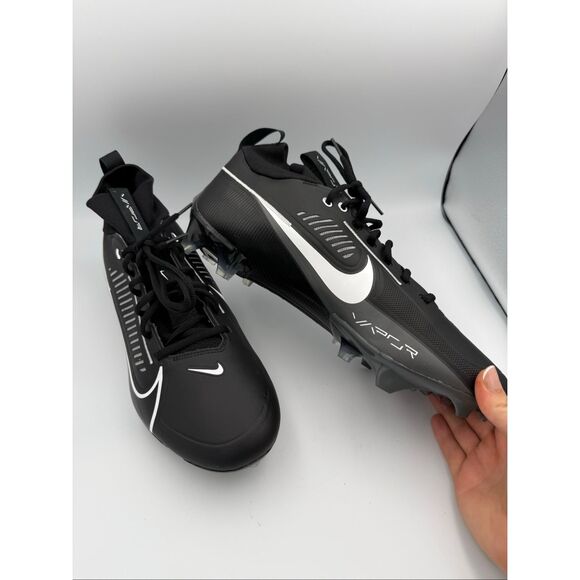 Nike Mens Black White Vapor Edge Pro 360 2 Football Cleats Size 13 NWOT - Picture 8 of 8